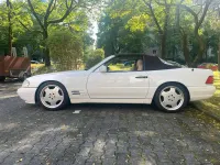 Gebraucht Mercedes SL500 AMG 306 PS (225 kW) 1998 Weiß Cabrio