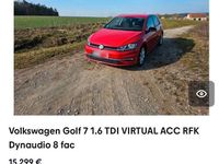 Gebraucht VW Golf VII Pro 116 PS (85 kW) 2018 Rot Limousine