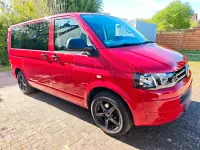 Brugt VW T5 114 HK (83 kW) 2014 Rød Van