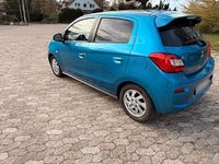 Gebraucht Mitsubishi Space Star 80 PS (58 kW) 2016 Blau Kleinwagen