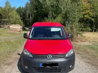 Gebraucht VW Caddy Maxi 102 PS (75 kW) 2013 Rot Van / Kleinbus
