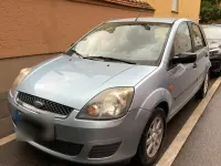 Gebraucht Ford Fiesta 80 PS (58 kW) 2007 Blau Kleinwagen