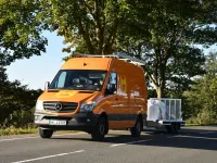 Używany Mercedes Sprinter 2014 Pomarańczowy Van