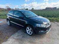 Gebraucht VW Polo Highline 66 PS (48 kW) 2014 Schwarz Kleinwagen