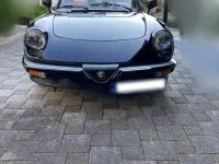 Gebraucht Alfa Romeo Spider 120 PS (88 kW) 1988 Schwarz Cabrio
