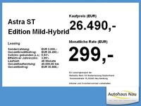 Neu Opel Astra Edition 145 PS (106 kW) 2026 Grafik grau Kombi