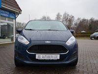 Gebraucht Ford Fiesta Trend 101 PS (74 kW) 2017 Blau Kleinwagen