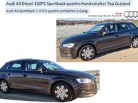 Gebraucht Audi A3 Ambiente 150 PS (110 kW) 2014 Braun Limousine