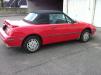 Gebraucht Ford Capri 136 PS (100 kW) 1990 Rot Cabrio