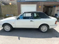 Gebraucht Ford Escort Cabriolet 102 PS (75 kW) 1989 Weiß Cabrio
