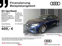 Gebraucht Audi Q3 S-Line 245 PS (180 kW) 2021 Navarrablau metallic SUV