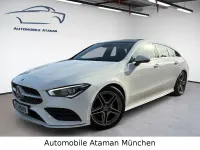 Gebraucht Mercedes CLA200 AMG line 150 PS (110 kW) 2021 Weiß Coupé