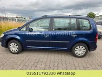 Gebraucht VW Touran Conceptline 105 PS (77 kW) 2007 Blau Van / Kleinbus