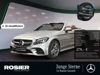 Gebraucht Mercedes C300 AMG 245 PS (180 kW) 2022 Silber / mojavesilber (metallic) Cabrio