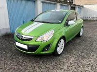 Gebraucht Opel Corsa 85 PS (62 kW) 2011 Grün Kleinwagen