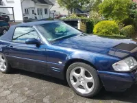 Gebraucht Mercedes SL320 224 PS (164 kW) 2000 Blau Cabrio