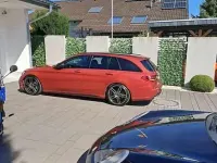 Gebraucht Mercedes C220 194 PS (142 kW) 2018 Rot Kombi