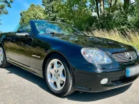 Gebraucht Mercedes SLK200 163 PS (119 kW) 2003 Schwarz Cabrio