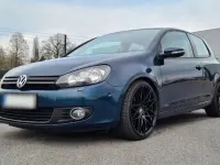 Gebraucht VW Golf VI Highline 122 PS (89 kW) 2009 Blau Kleinwagen
