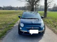 Używany Fiat 500C 69 KM (50 kW) 2012 Niebieski Kabriolet