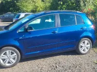 Gebraucht VW Golf Plus Cross Match 86 PS (63 kW) 2012 Blau Van / Kleinbus