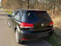 Gebraucht VW Golf VI 2009 Schwarz Kleinwagen