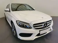 Gebraucht Mercedes C220 AMG line 170 PS (125 kW) 2016 Polarweiss  unilack Kombi