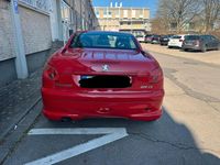 Gebraucht Peugeot 206 CC 109 PS (80 kW) 2001 Rot Cabrio