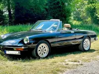 Gebraucht Alfa Romeo Spider Veloce 128 PS (94 kW) 1982 Schwarz Cabrio