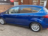 Gebraucht Ford C-MAX Titanium 125 PS (91 kW) 2016 Blau Van / Kleinbus