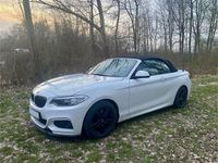 Usata BMW 220 Performance 190 CV (139 kW) 2016 Bianco Cabrio