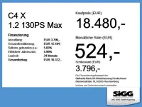 Gebraucht Citroën C4 X 131 PS (96 kW) 2024 Lack grau artense (metallic) SUV