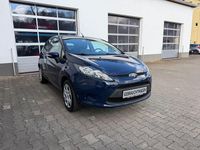 Gebraucht Ford Fiesta Trend 82 PS (60 kW) 2010 Blau Kleinwagen