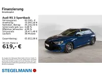 Gebraucht Audi RS3 Sportback Ambiente 400 PS (294 kW) 2025 Ascariblau metallic Kleinwagen