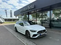 Gebraucht Mercedes C200 AMG 204 PS (150 kW) 2026 Polarweiß uni Kombi