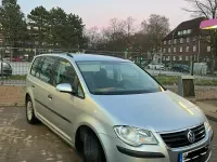 Gebraucht VW Touran 2007 Silber Van / Kleinbus