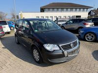 Gebraucht VW Touran Conceptline 105 PS (77 kW) 2008 Schwarz Van / Kleinbus