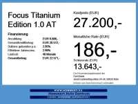 Neu Ford Focus Titanium 155 PS (114 kW) 2026 Agate black Limousine