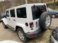 gebraucht Jeep Wrangler Sahara 4x4 Tuev neu Scheckheft Softtop Leder 2.Hd