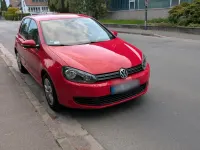 Gebraucht VW Golf VI Comfortline 105 PS (77 kW) 2010 Rot Kleinwagen