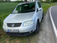Gebraucht VW Touran 2004 Silber Van / Kleinbus