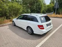 Gebraucht Mercedes C200 AMG line 136 PS (100 kW) 2013 Weiß Kombi