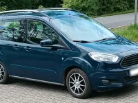 Gebraucht Ford Tourneo Courier 101 PS (74 kW) 2015 Blau Van / Kleinbus