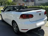 Gebraucht VW Golf Cabriolet 105 PS (77 kW) 2012 Weiß Cabrio