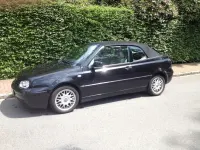 Gebraucht VW Golf Cabriolet Highline 115 PS (84 kW) 2000 Schwarz Cabrio