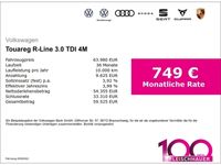 gebraucht VW Touareg R-Line 3.0 TDI 4M Matrix+Navi+AHK+22''+Pano+Stdhzg
