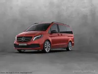 Gebraucht Mercedes V300 Avantgarde Edition 237 PS (174 kW) 2022 Hyazinthrot metallic Van / Kleinbus