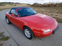 Gebraucht Mazda MX5 115 PS (84 kW) 1993 Rot Cabrio
