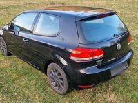 Gebraucht VW Golf VI Trendline 80 PS (58 kW) 2010 Schwarz Kleinwagen