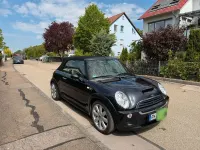 Käytetty Mini Cooper S Cabriolet 170 HP (125 kW) 2007 Musta Avoauto